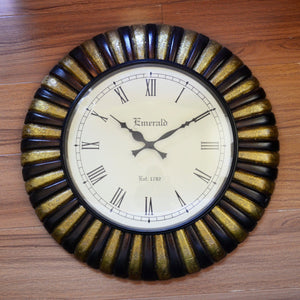 Brass Wall Clock with Polish