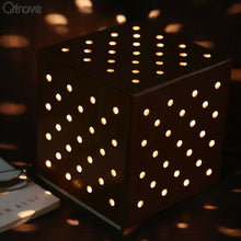 Creative Orange Dice Wooden Table Lamp