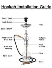 Handcrafted Classy Green Bambino Hookah (12 Inch)