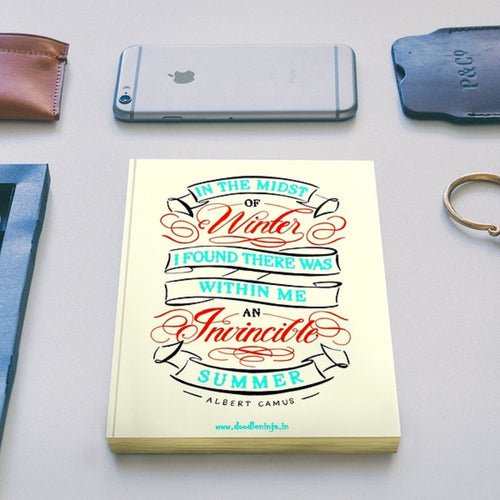 Albert Camus Quote Notebook