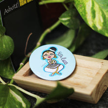 Hand Illustrated Lass Magnet