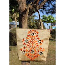 Handcrafted Aari Work Antique Gold Tote