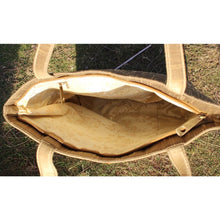 Handcrafted Aari Work Antique Gold Tote