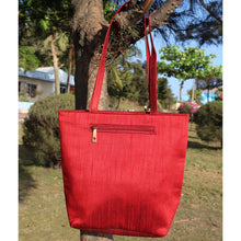 Handcrafted Aari Work Maroon Tote