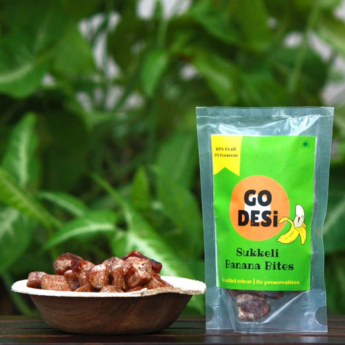 All Natural Sukkeli Banana Bites (Pack of 3)