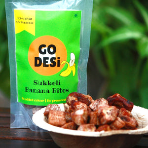 All Natural Sukkeli Banana Bites (Pack of 3)