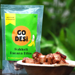 All Natural Sukkeli Banana Bites (Pack of 3)