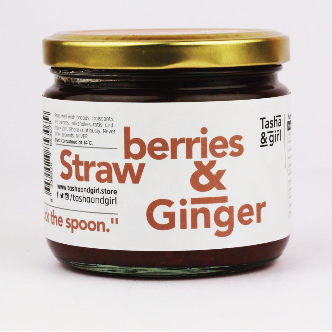 All Natural Fresh Mahabaleshwar Strawberries & Ginger Jam