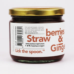 All Natural Fresh Mahabaleshwar Strawberries & Ginger Jam