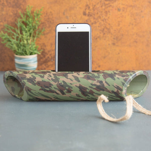 Bamboo Amplifier with a Patterned finish
