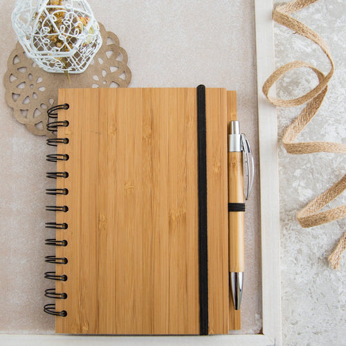 Bamboo Notepad With Pen