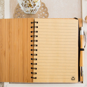 Bamboo Notepad With Pen