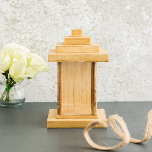 Bamboo Temple For Car Dashboard