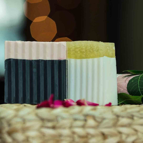 Bamboo Wood Charcoal And Honey Coconut Soap Combo