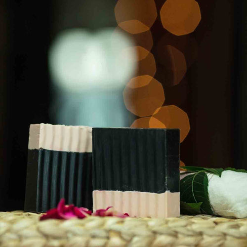 Bamboo Wood Charcoal & Calamine Clay Soap (Set of 2)