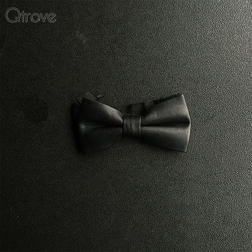 Classic Genuine Leather Bow Tie
