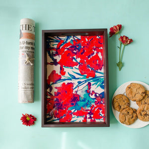 Blooming Red Tray
