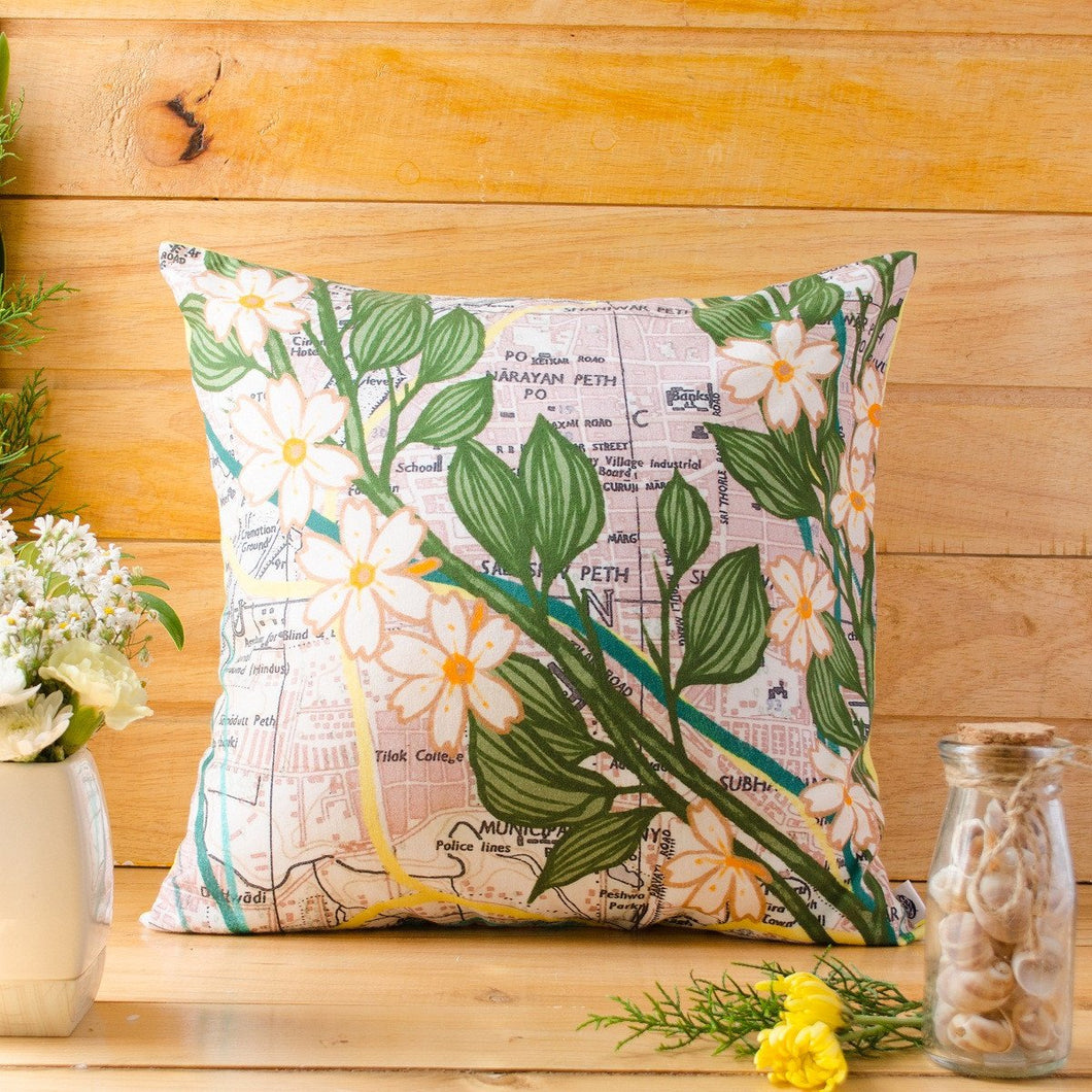 Blooming World Cushion Cover