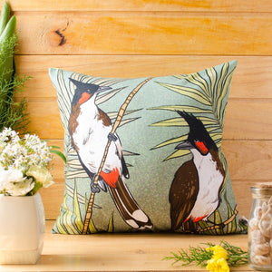 Bulbul Cushion Cover