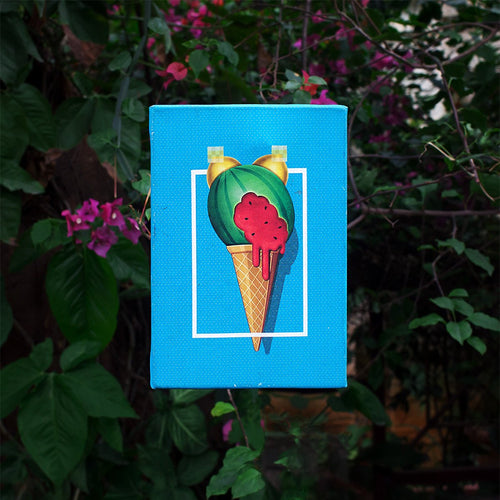 Canvas Wall Art Popstar Ice cream