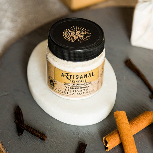 Chemical Free Cinnamon Vanilla Oatmeal Face Scrub