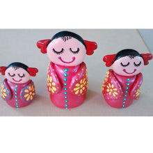 Hand Painted Clay Dolls Statues