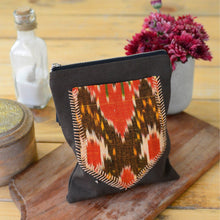 Hand Stitched Sage Ikat Back Pocket
