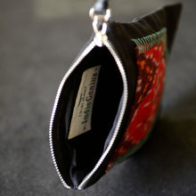 Hand Stitched Black Ikat Back Pocket Pouch