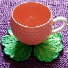 Hand Painted Leaf Coaster (Set of 4)