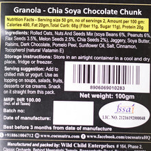 Granola - Chia Soya Chocolate Chunk