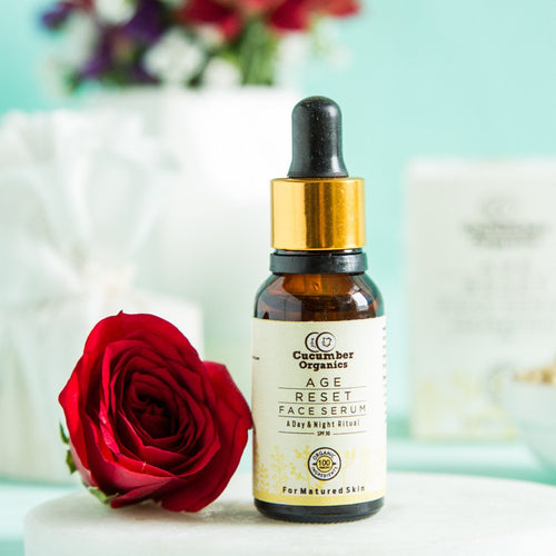 100% Organic Age Reset Face Serum Day/Night (With SPF 30)