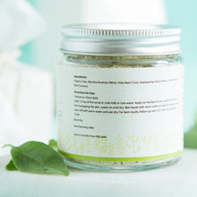 100% Organic Holy Basil And Mint Oatmeal Scrub