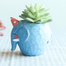 Cute Elephant Resin Succulent Pot