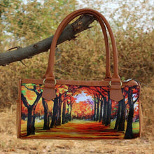 Crafted Digital Print Duffle Bag (Brown)