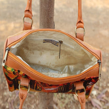 Crafted Digital Print Duffle Bag (Brown)