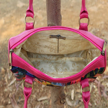 Crafted Digital Print Duffle Bag (Pink)