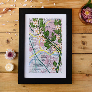 Blooming World Framed Wall Art