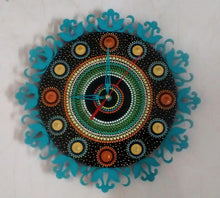 Dot Painting Wall Clock