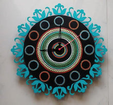 Dot Painting Wall Clock