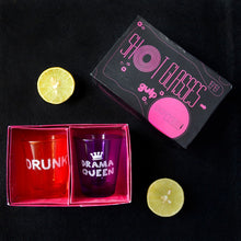 Drunk & Drama Queen Shot Glasses