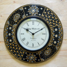 Hand Painted Circular Wall Clock