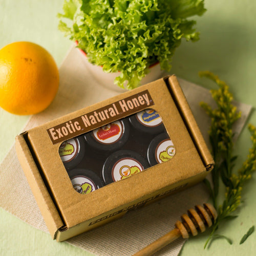 Assorted Exotic Natural Honey (Pack of 6)