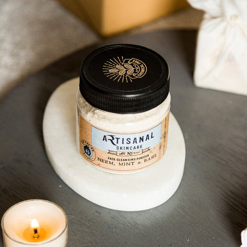 Chemical Free Neem, Mint And Basil Face Cleansing Powder