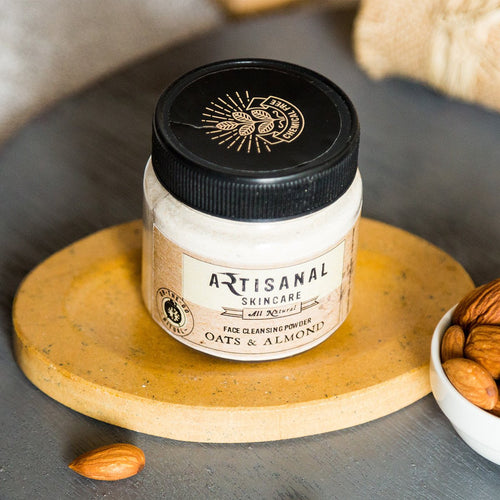 Chemical Free Oats And Almond Face Cleansing Powder