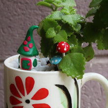 Green Roof Fairy House Garden Decor