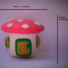 Handcrafted Mushroom House Garden Decor