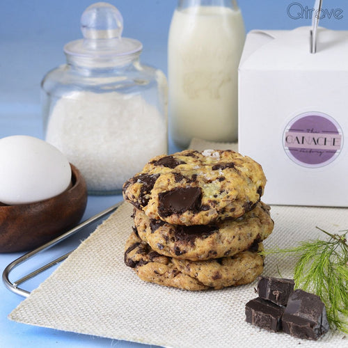45% Pure Dark Choco Chunk Cookie (Pack of 3)