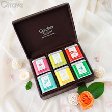 Exquisite Leather Tea Gift Box (Set of 6)