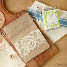 Detox Rejuvenating Green Tea with Lace Jute Bag