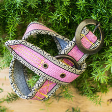 Eco-Friendly Jute Dog Collar - Pink